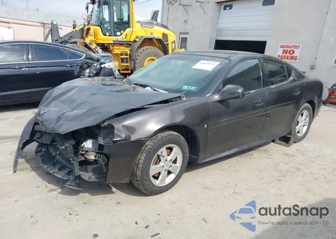 2008 Pontiac Grand Prix from USA, damaged, VIN 2G2WP552381117380